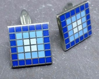 Shades of Blue Cufflinks