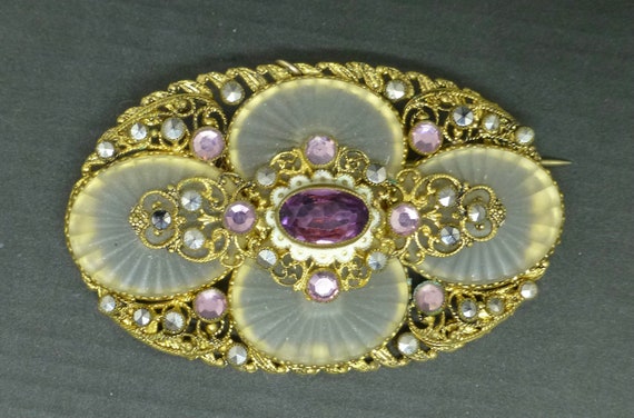 Bohemian Filigree Brooch
