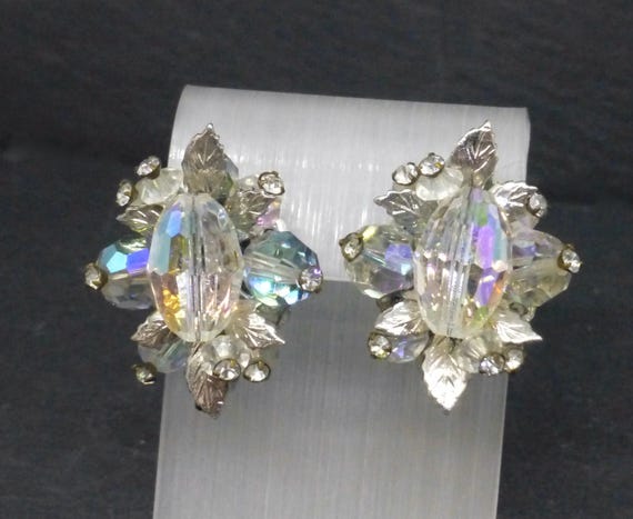 Vendome Crystal Cluster Earrings