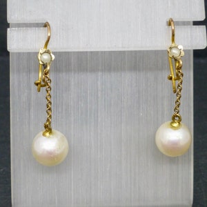 9ct Gold and Pearl Earrings