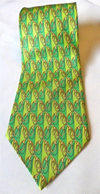Image of Harrods Silk Tie in Citrus Colours