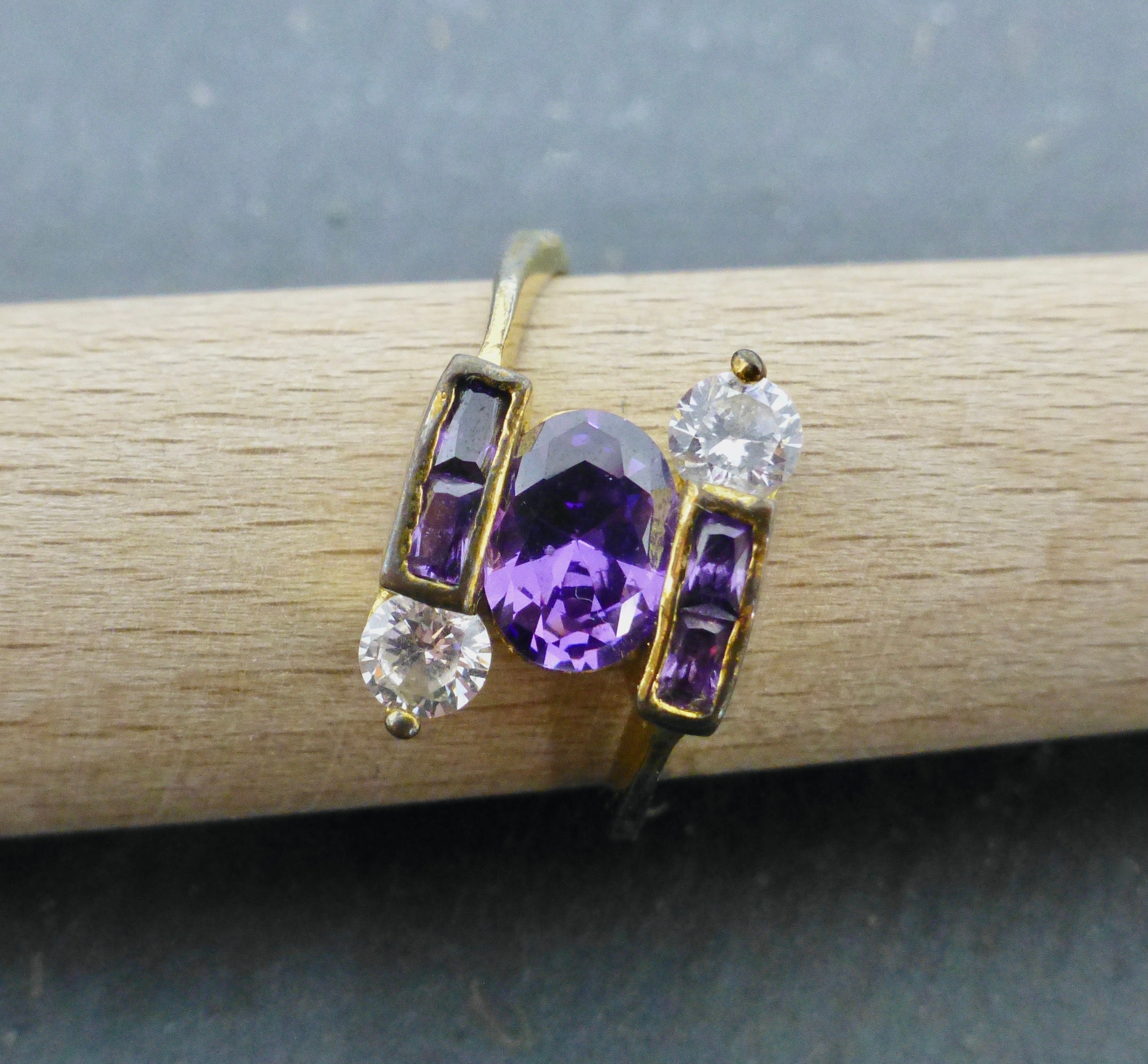 10K Gold and Amethyst Ring Etsy Australia