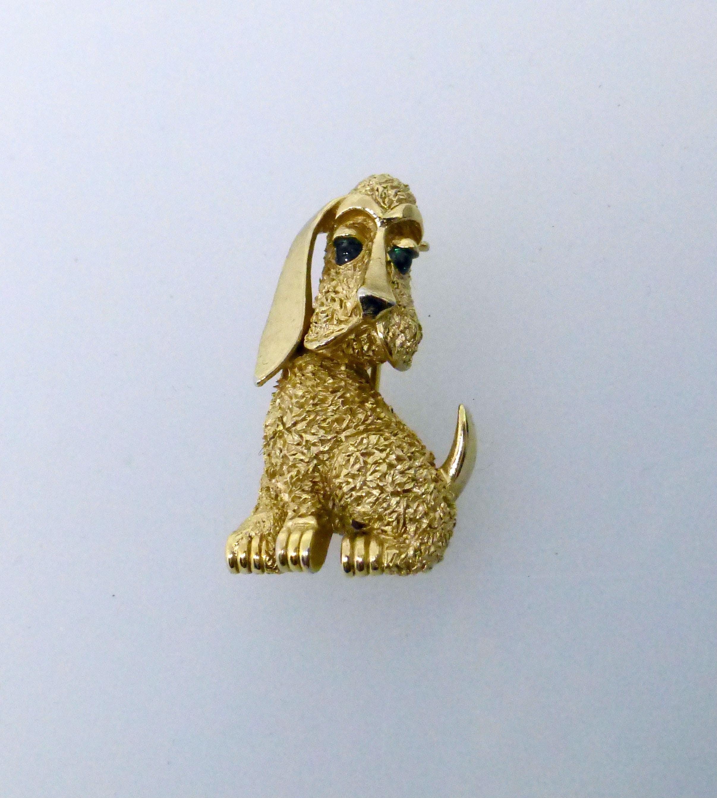 Trifari dog brooch - Etsy 日本