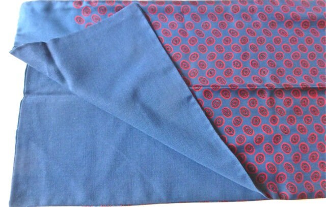 Image of French Navy & Red Scarf