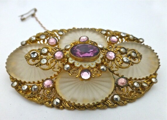 Bohemian Filigree Brooch