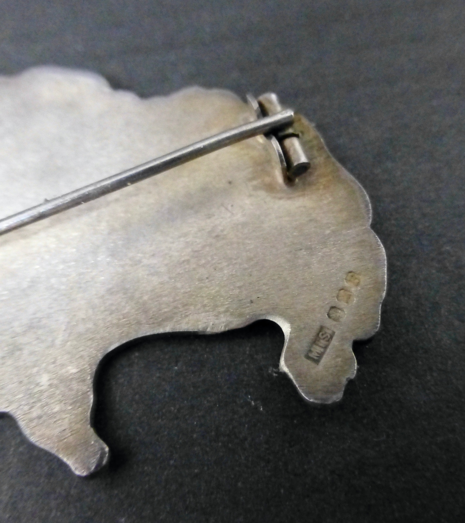 Edinburgh Silver and Enamel Brooch Circa 1976 Etsy