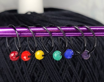 Rainbow Closed Stitch Markers