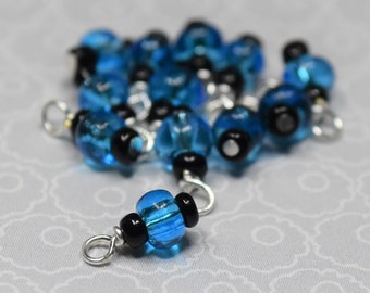 Set of 12 Handmade 9mm Drops - Various Colors, CUSTOMIZABLE!
