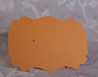 Apricot Earring Cards - Set of 25 or 50