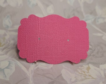Fuchsia Earring Cards - Set of 25 or 50