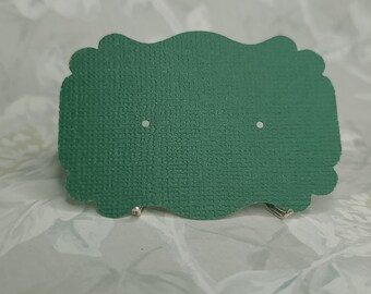 Discounted Green Color Earring Cards - Set of 30
