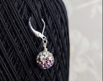 Polymer Clay Pave Stitch Marker