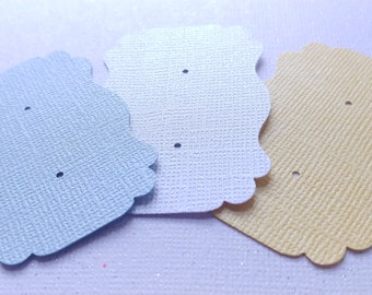 Pearl Earring Display Cards - Set of 25, 50 or 100