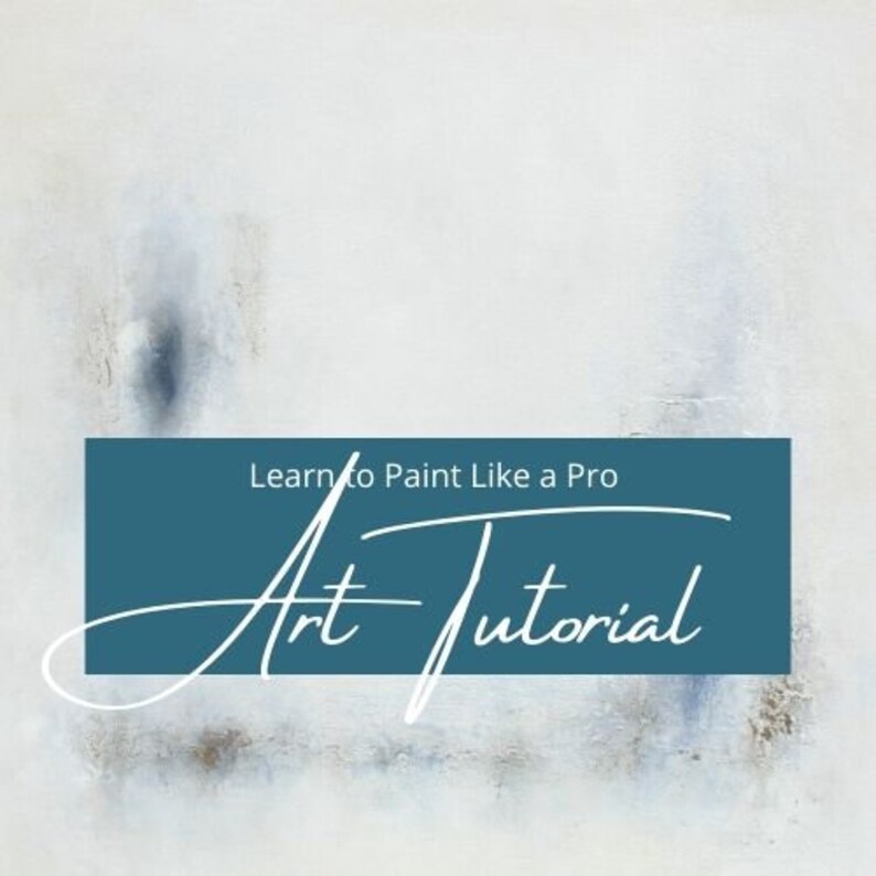 Beginner Art Painting Tutorial Abstract Art Class Online Etsy