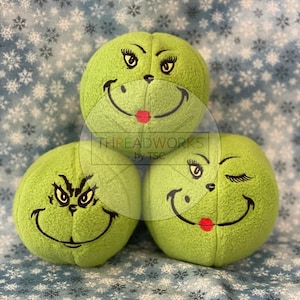Greenies Snowman/Snowballs with pattern