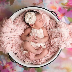 Baby Headband | Baby Girl Headbands | Newborn Headband | Baby Flower Headbands | Flower Headbands | Infant Headband | Baby Halo | Headbands