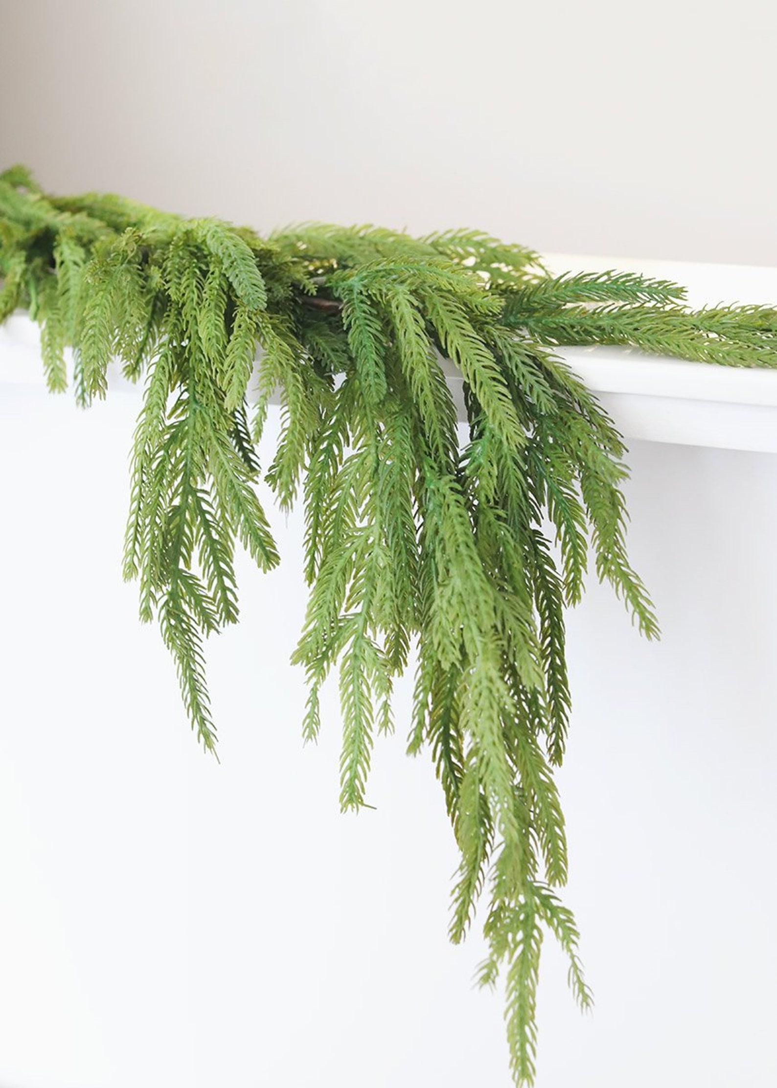 Real Touch Norfolk Pine Garland 60 Etsy