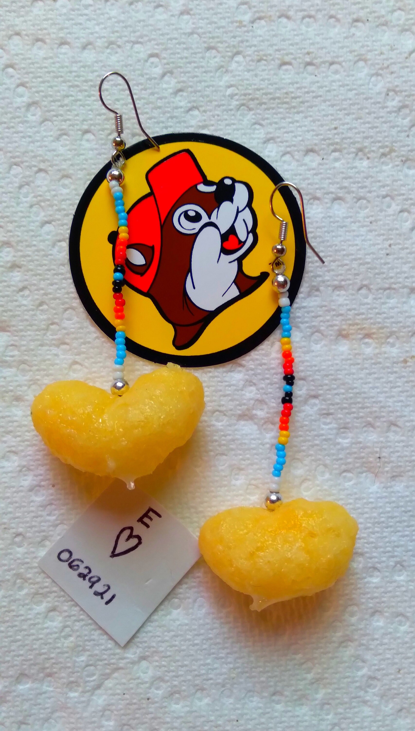 Buc-ee's Beaver Nugget Turquoise Fire Earrings | Etsy