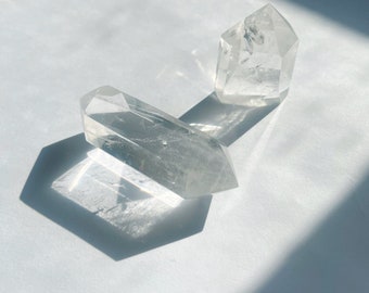 Clear Quartz Tower or Double-Terminated Point