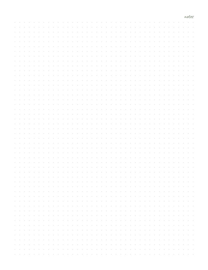 2027 Printable Planner, Dated Weekly & Monthly Planner PDF, Sunday Start, US Letter 8.5x11, Dot Grid Notes, Habit and Mood Tracker, Blush image 10