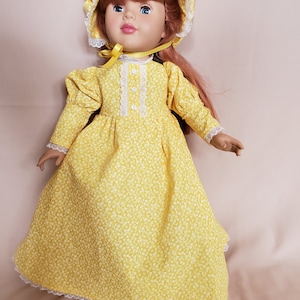 Pioneer dress and sunbonnet
