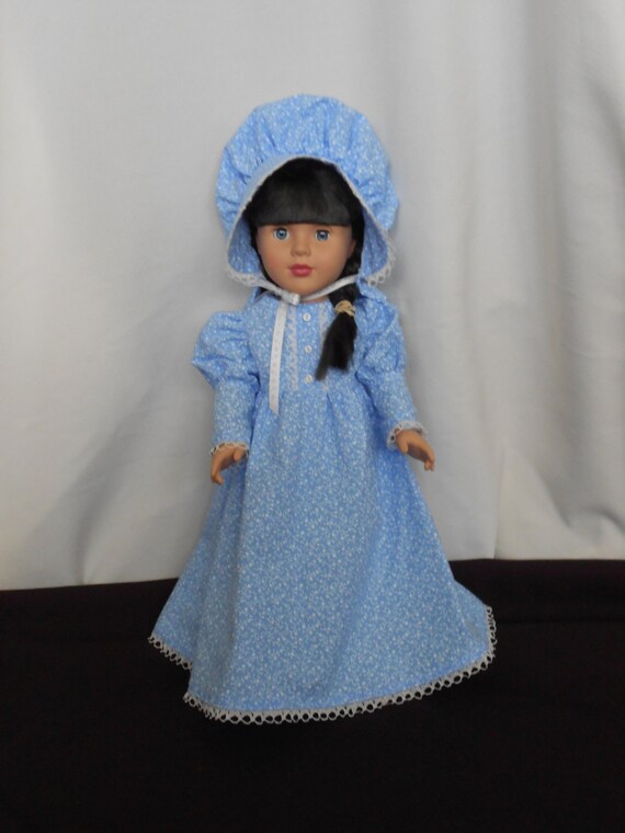 Pioneer Dress With Sunbonnet Etsy