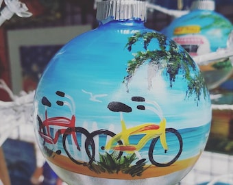 Florida Christmas Ornament Bike Design