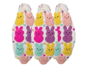 NIEUW! Bunny knoop hoofdband, verfraaide knoop hoofdband, kralen knoop hoofdband, snoep hoofdband, kralen oorbel, konijn, cadeau voor haar