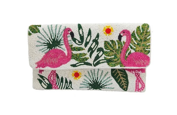 Flamingo clutch best sale bag