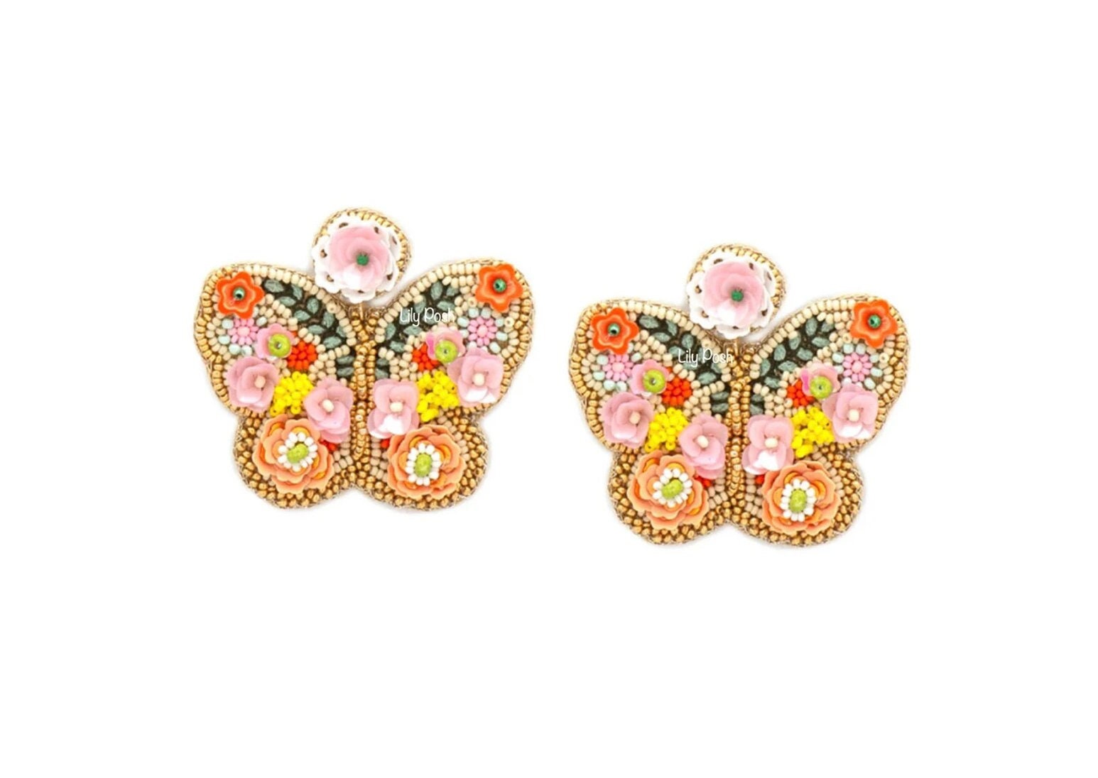 EYE CANDY LOS ANGELES Flutter Green Crystal Butterfly Earrings |  Nordstromrack