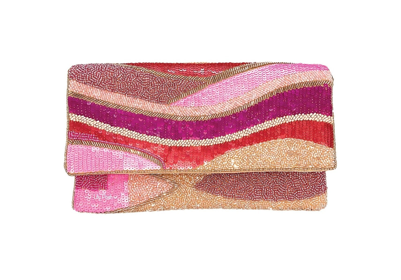 Pink and red clearance clutch