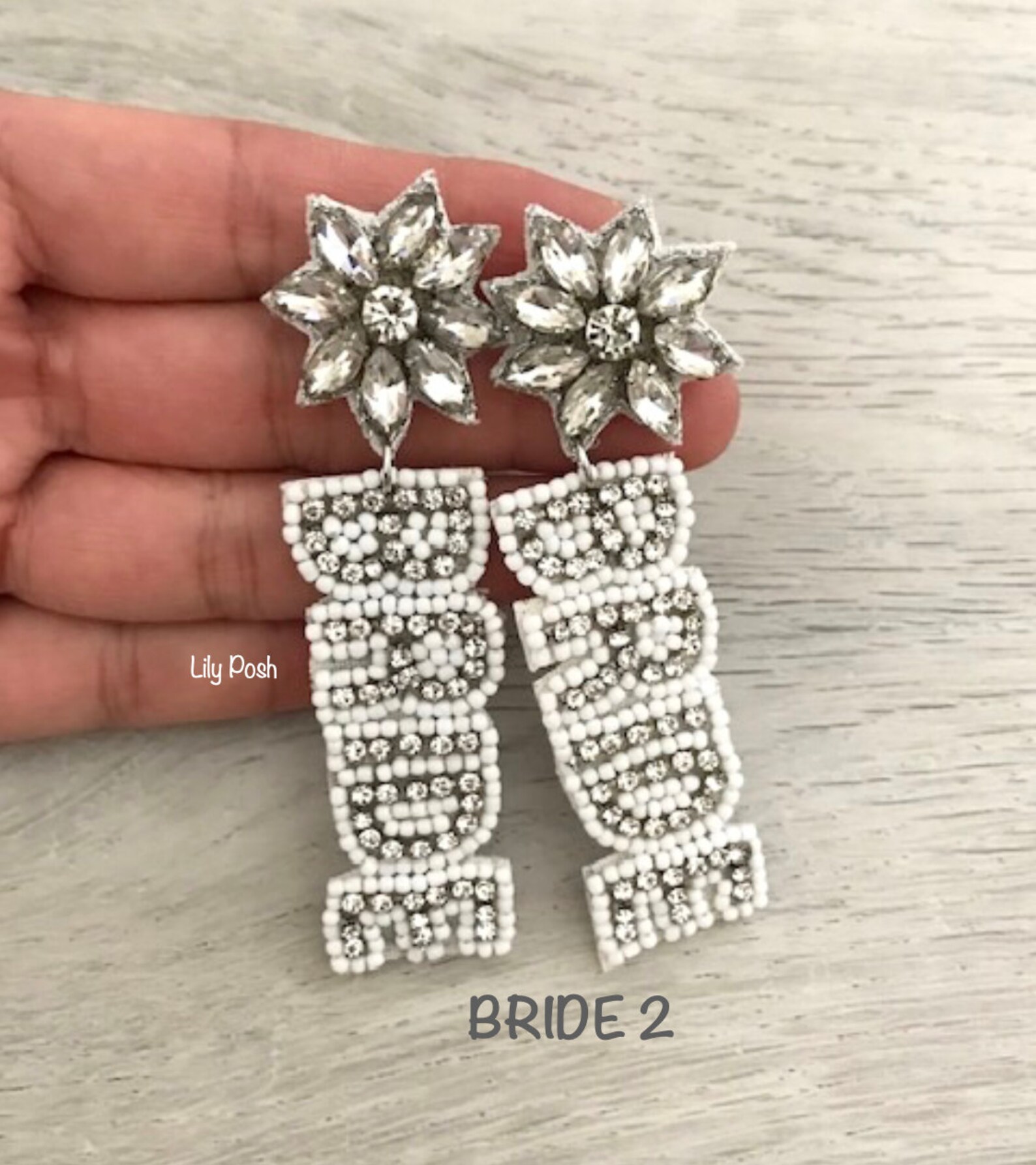 NEW Bridal Shower Earring Set Seed Bead Statement Earring Etsy