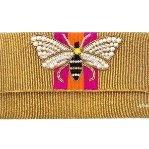 NEW Beaded Bee Clutch Bag Beaded Crossbody Bag Seed Bead - Etsy