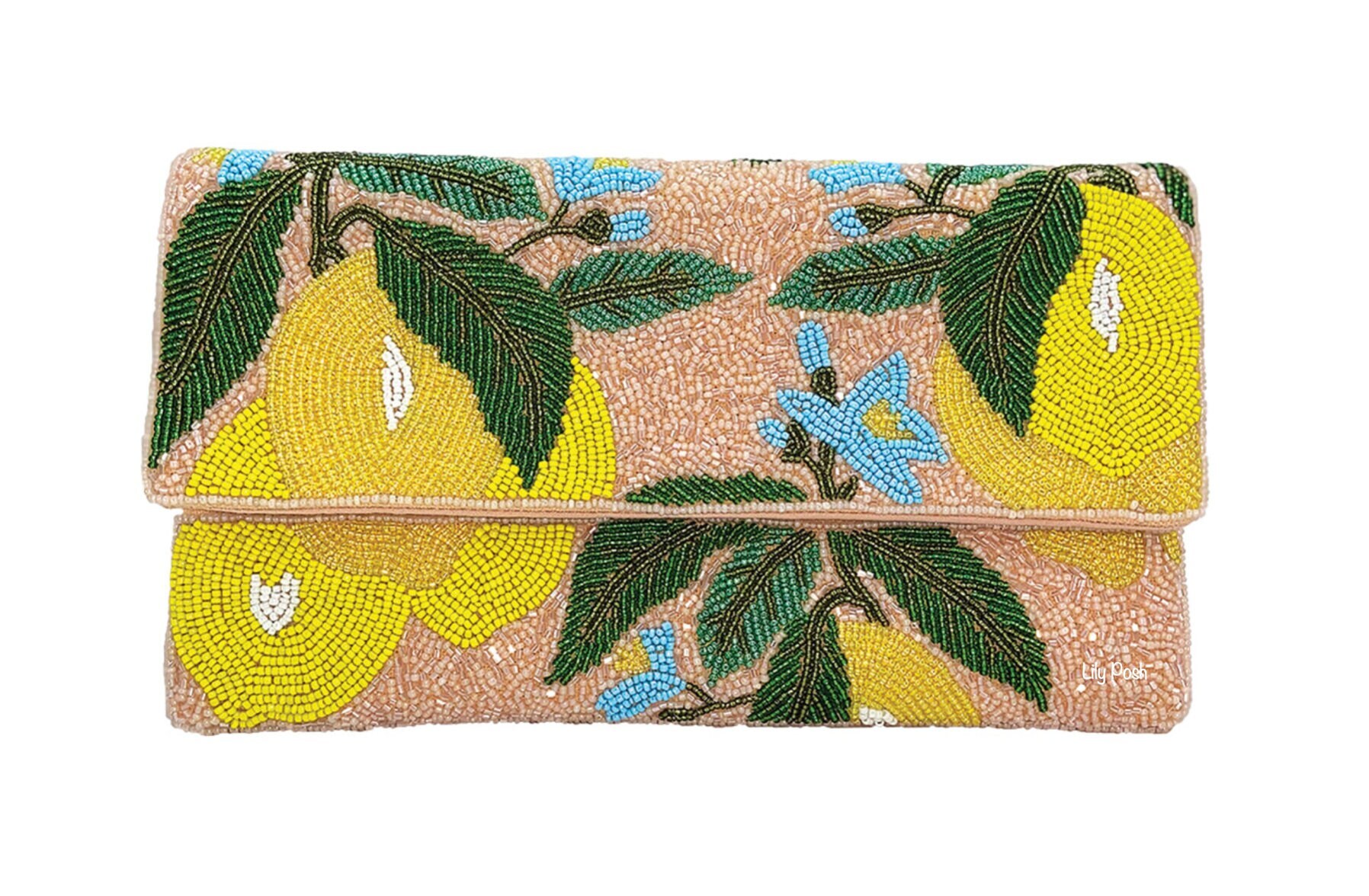 NEW Lemon Seed Bead Clutch Bag Embellished Fruit Crossbody Bag Seed Bead Clutch Bag Boho Handbag Black Clutch Gift for Her Etsy Ireland