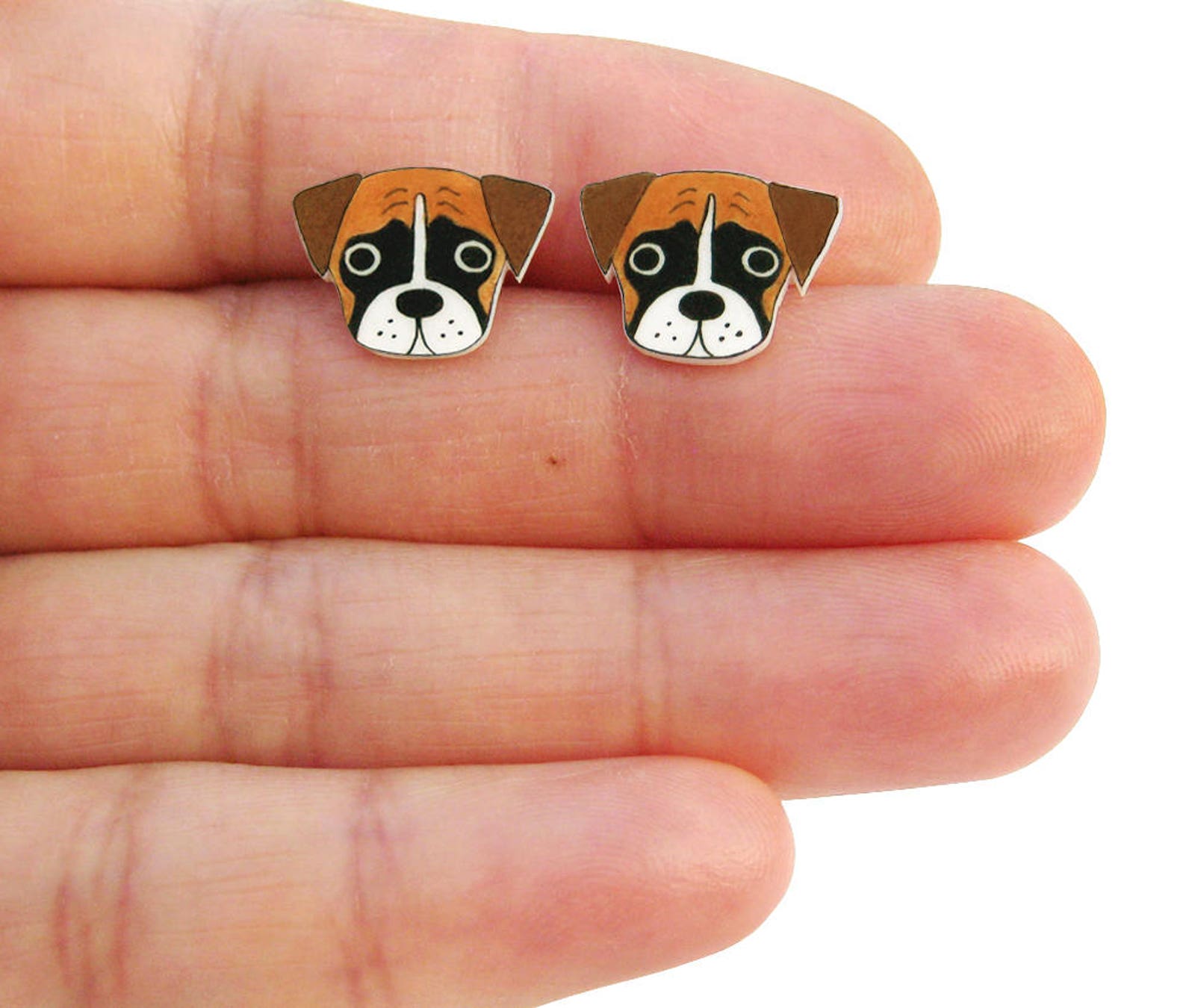 Boxer Earrings Boxer Jewelry Boxer Jewellery Boxer Gifts Etsy