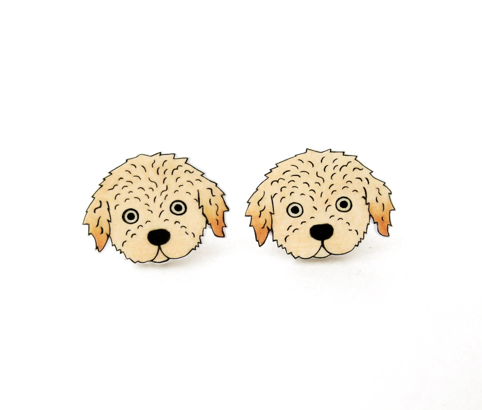 Goldendoodle Labradoodle Earrings Goldendoodle Jewelry Etsy