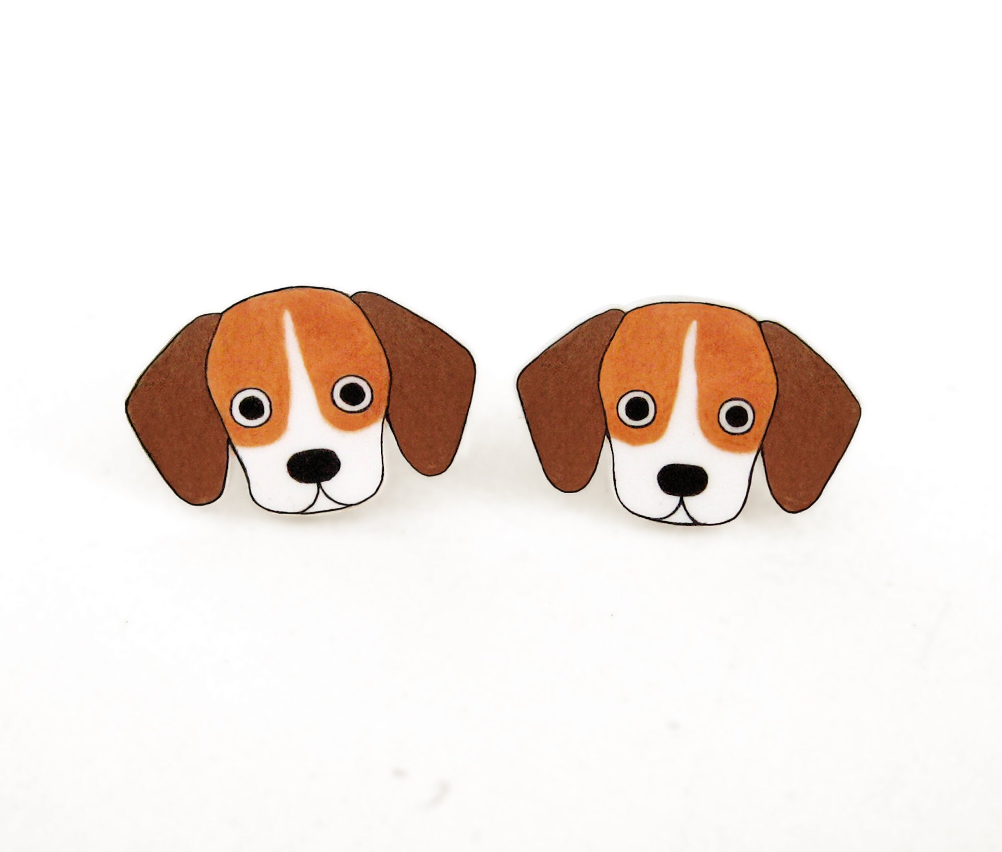 beagle earrings
