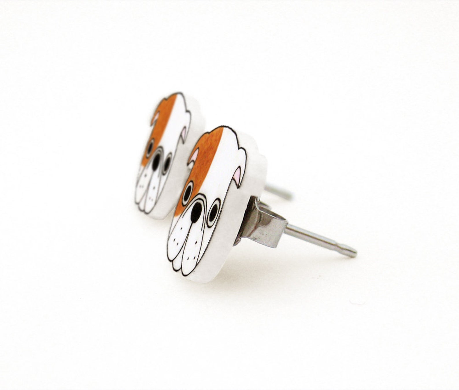 English Bulldog Earrings English Bulldog Jewelry English Etsy