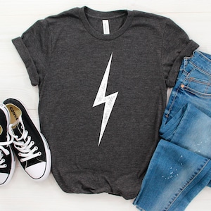 Lightning Bolt T Shirt Etsy Singapore
