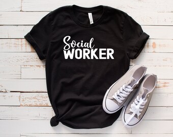 Social Worker T-Shirt, Social Worker T-Shirt, Social Work Geschenk, Social Worker Shirt, Geschenk für Social Worker, Social Worker Student Graduation