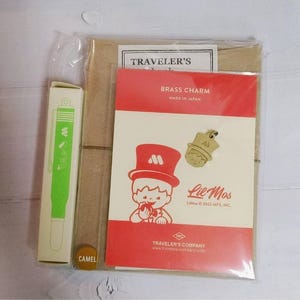 Camel Life con MOS BURGER 50° taccuino del viaggiatore 50° Traveler's factory traveler's company camel set