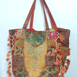 Indische Vintage Handgemacht ethnischen Design boho Mehrzweck bestickte Tasche handgemachte Tasche Schultertasche Baumwolltasche Patchworktasche