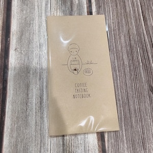 Caderno de degustação de café Fábrica de viajantes Empresa de viajantes Caderno de viagem Recarga de prensa de cartas Tamanho regular