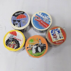 moomin masking tape 5 pcs of set