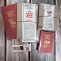 2025 Traveler’s company Traveler’s Notebook Traveler’s  factory love and trip red refill pen holder notebook product logo