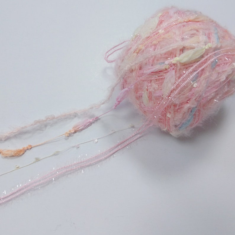 diy Yarn Crafts fibers ribbons embellishment pack Yarn Bundle custom fibers Yarn Fiber junk journal Gift wrapping