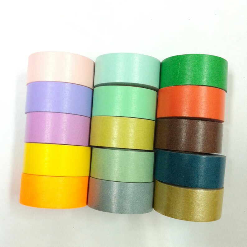 Mt Washi Masking Tape / Mini Rolls / Limited Edition / Mini Etsy