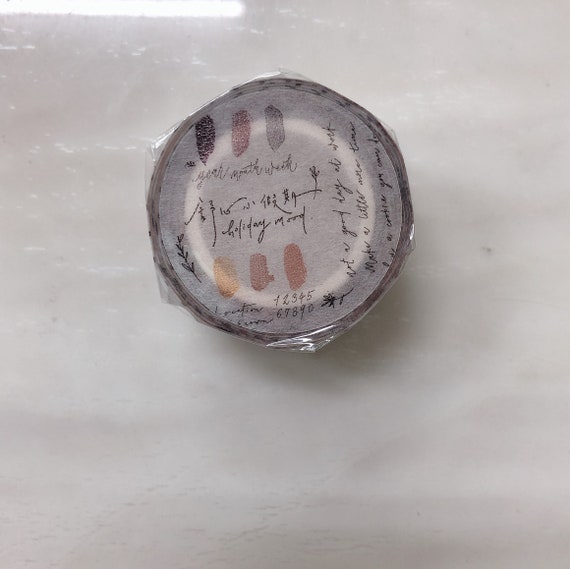 Nanakaro Mreggplants Masking Tape Washi Tape Illustrator Etsy