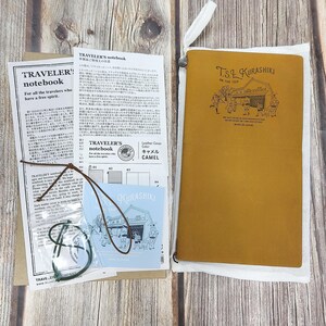 Camel The Superior Labor T.S.L Kurashiki traveller's company traveller's factory édition du carnet de notes couverture en cuir taille normale