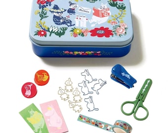 Japanische Mumins, limitiertes Tin Box Bastel-Briefpapier-Set